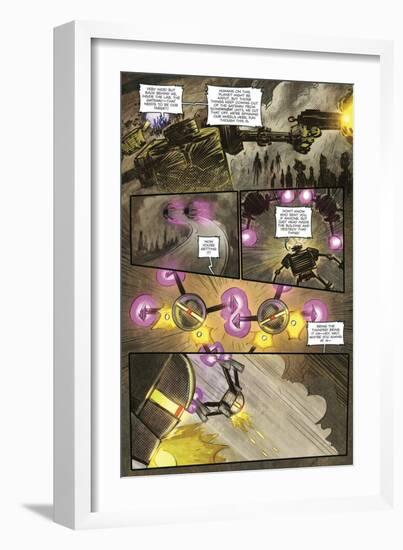 Zombies vs. Robots: Volume 1 - Comic Page with Panels-Anthony Diecidue-Framed Premium Giclee Print