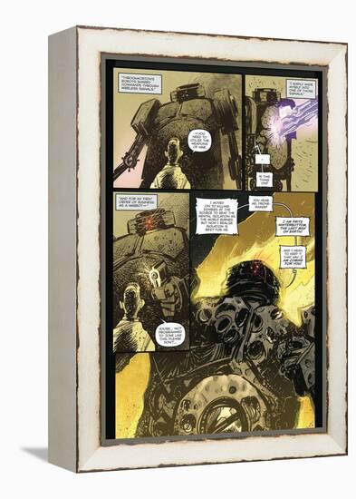 Zombies vs. Robots: Volume 1 - Comic Page with Panels-Anthony Diecidue-Framed Stretched Canvas