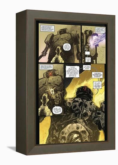 Zombies vs. Robots: Volume 1 - Comic Page with Panels-Anthony Diecidue-Framed Stretched Canvas