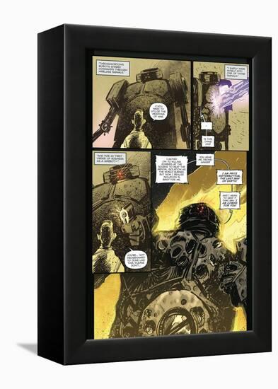 Zombies vs. Robots: Volume 1 - Comic Page with Panels-Anthony Diecidue-Framed Stretched Canvas