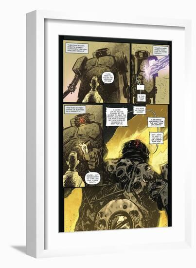 Zombies vs. Robots: Volume 1 - Comic Page with Panels-Anthony Diecidue-Framed Art Print