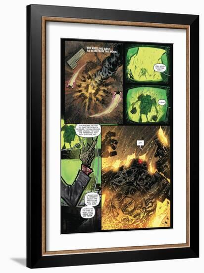 Zombies vs. Robots: Volume 1 - Comic Page with Panels-Anthony Diecidue-Framed Art Print