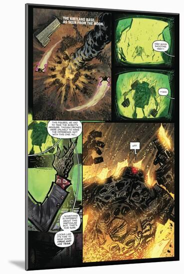 Zombies vs. Robots: Volume 1 - Comic Page with Panels-Anthony Diecidue-Mounted Art Print