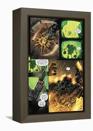 Zombies vs. Robots: Volume 1 - Comic Page with Panels-Anthony Diecidue-Framed Stretched Canvas