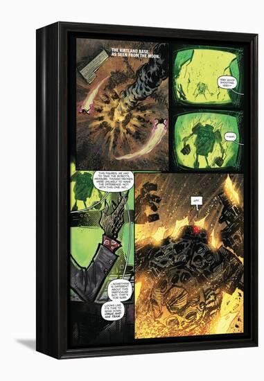 Zombies vs. Robots: Volume 1 - Comic Page with Panels-Anthony Diecidue-Framed Stretched Canvas