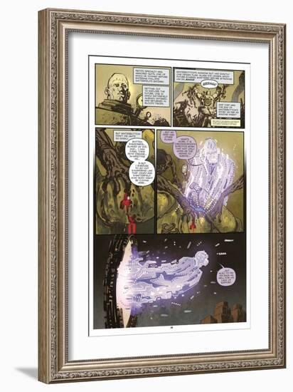 Zombies vs. Robots: Volume 1 - Comic Page with Panels-Anthony Diecidue-Framed Art Print