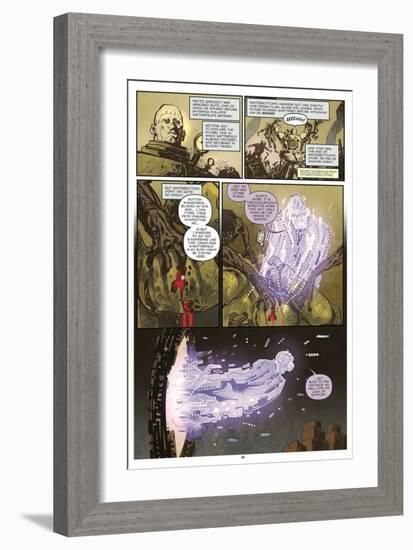 Zombies vs. Robots: Volume 1 - Comic Page with Panels-Anthony Diecidue-Framed Art Print