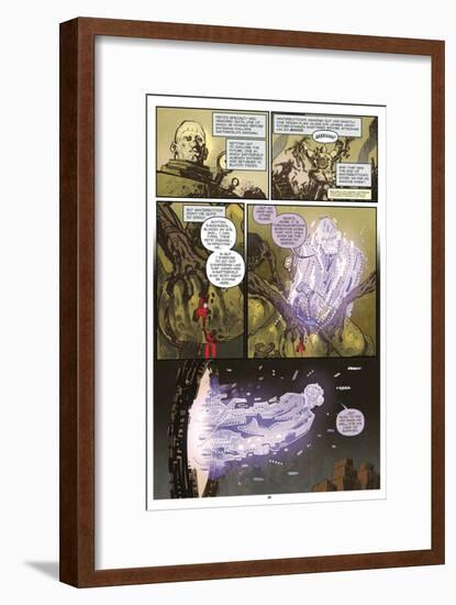 Zombies vs. Robots: Volume 1 - Comic Page with Panels-Anthony Diecidue-Framed Art Print