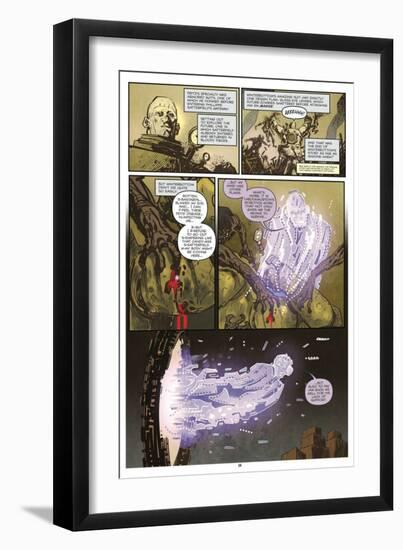 Zombies vs. Robots: Volume 1 - Comic Page with Panels-Anthony Diecidue-Framed Art Print