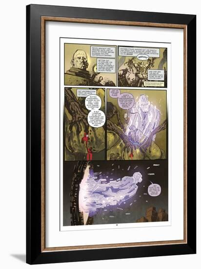 Zombies vs. Robots: Volume 1 - Comic Page with Panels-Anthony Diecidue-Framed Art Print