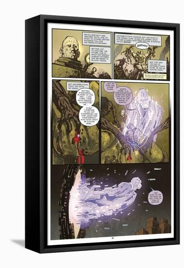 Zombies vs. Robots: Volume 1 - Comic Page with Panels-Anthony Diecidue-Framed Stretched Canvas