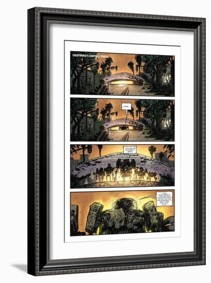 Zombies vs. Robots: Volume 1 - Comic Page with Panels-Anthony Diecidue-Framed Art Print