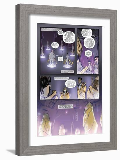 Zombies vs. Robots: Volume 1 - Comic Page with Panels-Anthony Diecidue-Framed Art Print