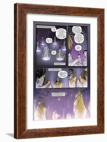 Zombies vs. Robots: Volume 1 - Comic Page with Panels-Anthony Diecidue-Framed Art Print