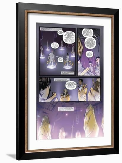 Zombies vs. Robots: Volume 1 - Comic Page with Panels-Anthony Diecidue-Framed Art Print