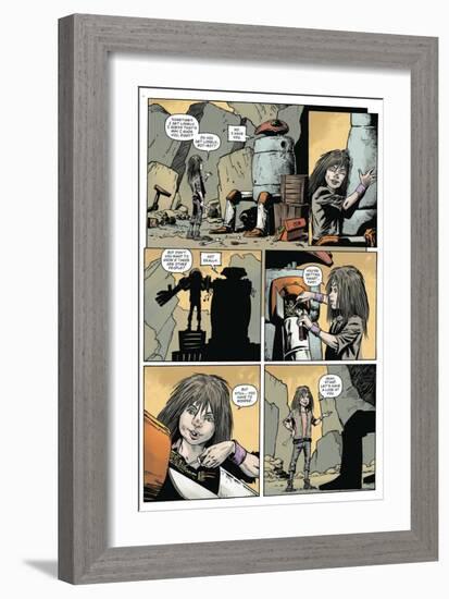 Zombies vs. Robots: Volume 1 - Comic Page with Panels-Val Mayerik-Framed Art Print