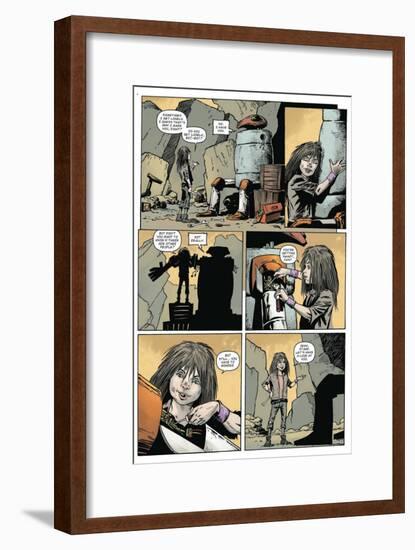 Zombies vs. Robots: Volume 1 - Comic Page with Panels-Val Mayerik-Framed Art Print