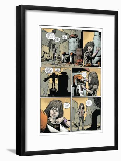 Zombies vs. Robots: Volume 1 - Comic Page with Panels-Val Mayerik-Framed Art Print