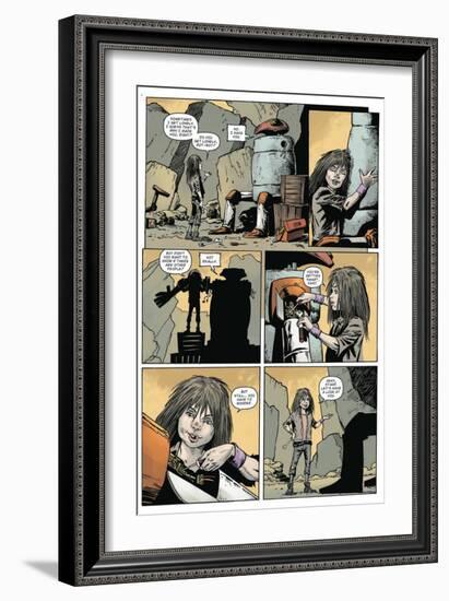 Zombies vs. Robots: Volume 1 - Comic Page with Panels-Val Mayerik-Framed Art Print