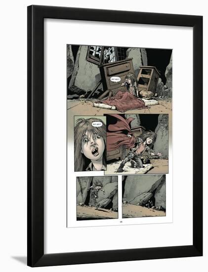 Zombies vs. Robots: Volume 1 - Comic Page with Panels-Val Mayerik-Framed Art Print