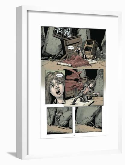 Zombies vs. Robots: Volume 1 - Comic Page with Panels-Val Mayerik-Framed Art Print