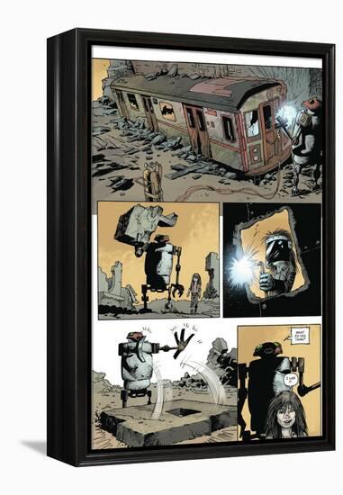 Zombies vs. Robots: Volume 1 - Comic Page with Panels-Val Mayerik-Framed Stretched Canvas