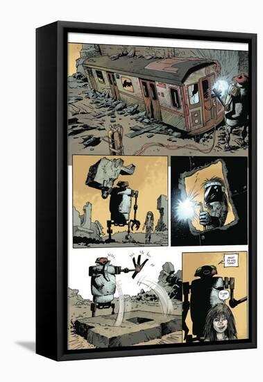 Zombies vs. Robots: Volume 1 - Comic Page with Panels-Val Mayerik-Framed Stretched Canvas