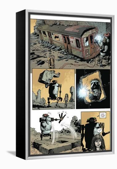 Zombies vs. Robots: Volume 1 - Comic Page with Panels-Val Mayerik-Framed Stretched Canvas