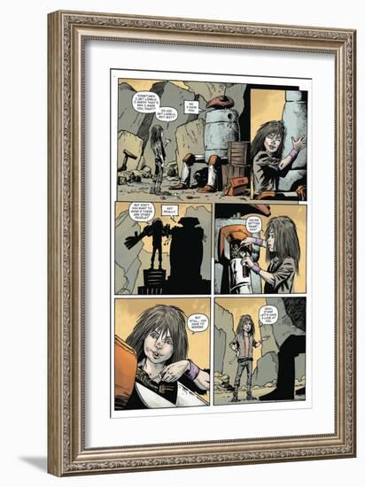 Zombies vs. Robots: Volume 1 - Comic Page with Panels-Val Mayerik-Framed Premium Giclee Print