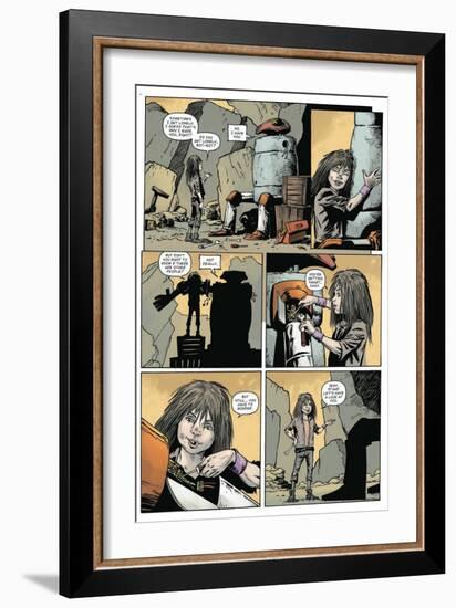 Zombies vs. Robots: Volume 1 - Comic Page with Panels-Val Mayerik-Framed Premium Giclee Print