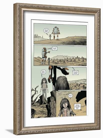 Zombies vs. Robots: Volume 1 - Comic Page with Panels-Val Mayerik-Framed Art Print