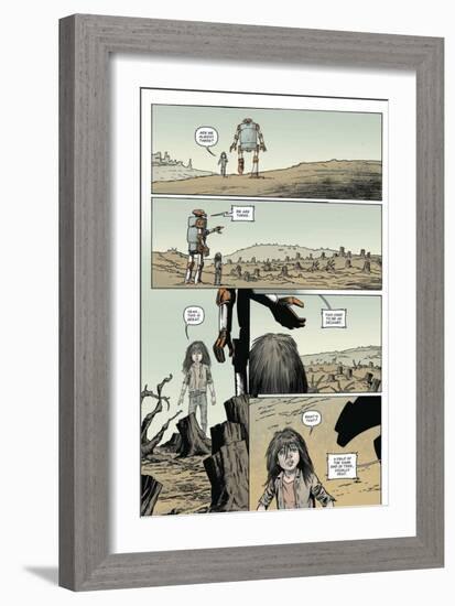 Zombies vs. Robots: Volume 1 - Comic Page with Panels-Val Mayerik-Framed Art Print