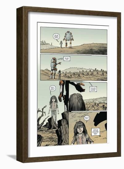 Zombies vs. Robots: Volume 1 - Comic Page with Panels-Val Mayerik-Framed Art Print