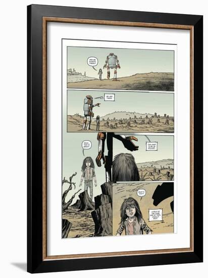 Zombies vs. Robots: Volume 1 - Comic Page with Panels-Val Mayerik-Framed Art Print