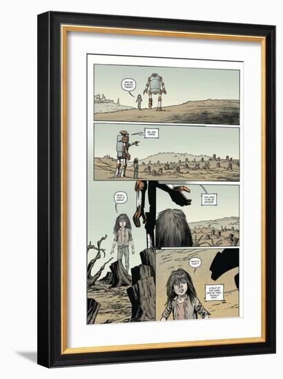 Zombies vs. Robots: Volume 1 - Comic Page with Panels-Val Mayerik-Framed Art Print