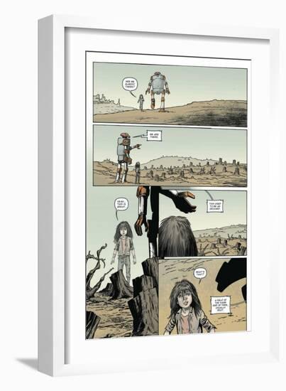 Zombies vs. Robots: Volume 1 - Comic Page with Panels-Val Mayerik-Framed Premium Giclee Print