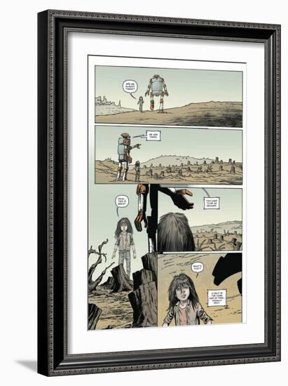 Zombies vs. Robots: Volume 1 - Comic Page with Panels-Val Mayerik-Framed Premium Giclee Print