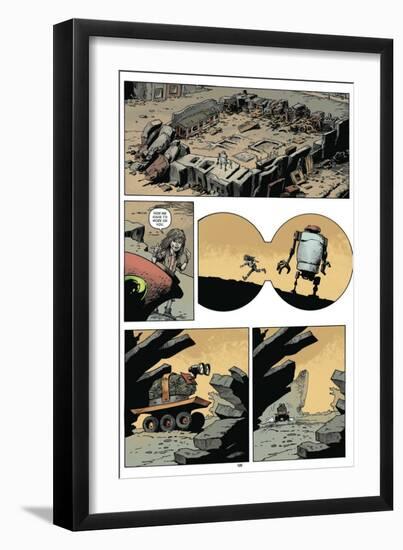 Zombies vs. Robots: Volume 1 - Comic Page with Panels-Val Mayerik-Framed Premium Giclee Print