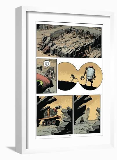 Zombies vs. Robots: Volume 1 - Comic Page with Panels-Val Mayerik-Framed Premium Giclee Print