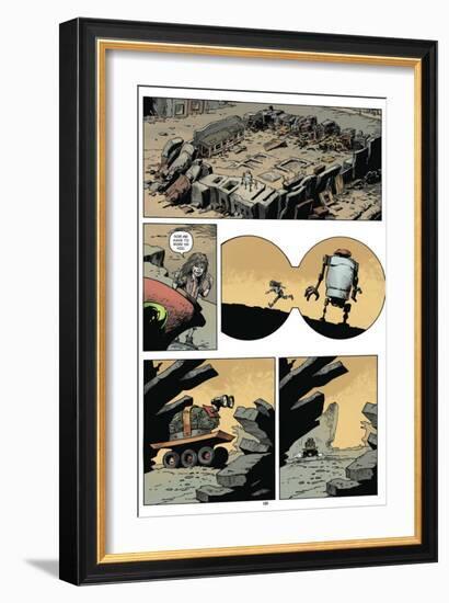 Zombies vs. Robots: Volume 1 - Comic Page with Panels-Val Mayerik-Framed Premium Giclee Print