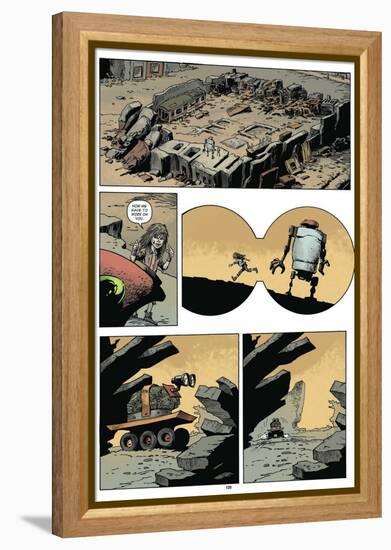 Zombies vs. Robots: Volume 1 - Comic Page with Panels-Val Mayerik-Framed Stretched Canvas