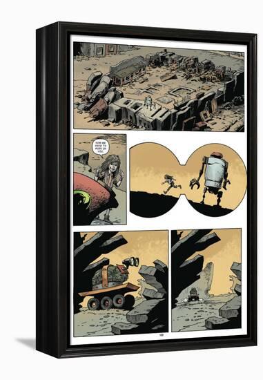 Zombies vs. Robots: Volume 1 - Comic Page with Panels-Val Mayerik-Framed Stretched Canvas