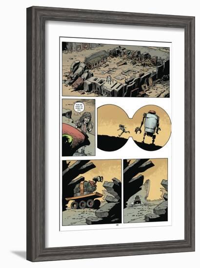 Zombies vs. Robots: Volume 1 - Comic Page with Panels-Val Mayerik-Framed Art Print