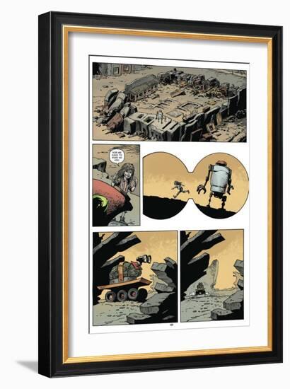 Zombies vs. Robots: Volume 1 - Comic Page with Panels-Val Mayerik-Framed Art Print