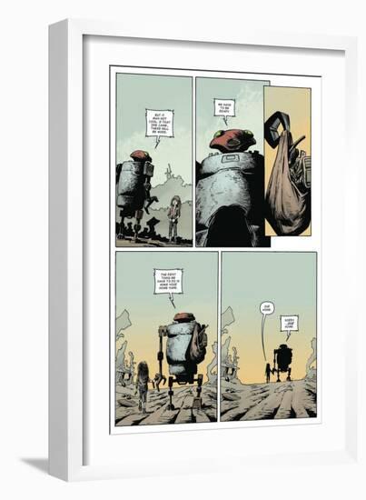 Zombies vs. Robots: Volume 1 - Comic Page with Panels-Val Mayerik-Framed Art Print