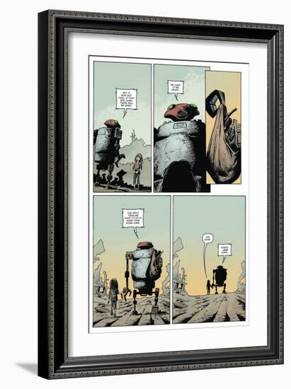 Zombies vs. Robots: Volume 1 - Comic Page with Panels-Val Mayerik-Framed Art Print