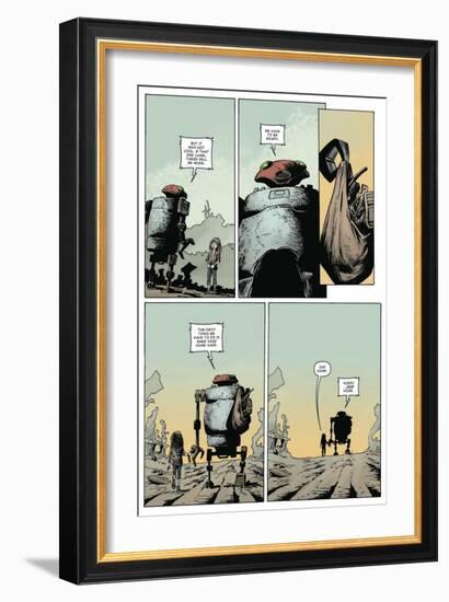 Zombies vs. Robots: Volume 1 - Comic Page with Panels-Val Mayerik-Framed Art Print