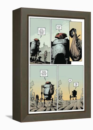 Zombies vs. Robots: Volume 1 - Comic Page with Panels-Val Mayerik-Framed Stretched Canvas