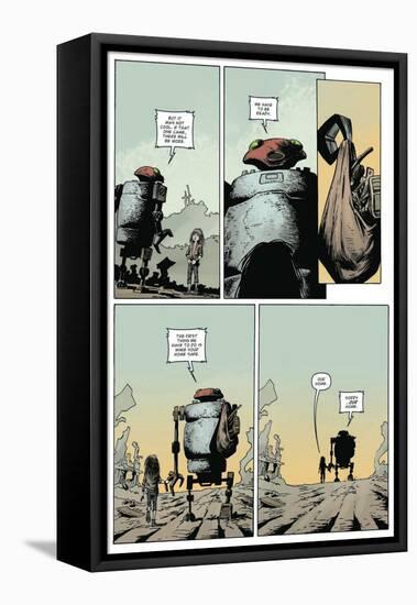 Zombies vs. Robots: Volume 1 - Comic Page with Panels-Val Mayerik-Framed Stretched Canvas