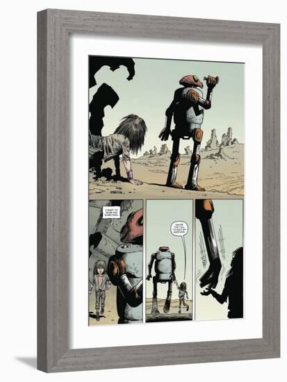 Zombies vs. Robots: Volume 1 - Comic Page with Panels-Val Mayerik-Framed Art Print